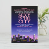 Invitation Atlanta Bachelorette Poster Party (Debout devant)