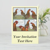 Invitation Attaque de coq (Debout devant)