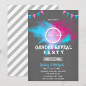 Invitation Attaquer le sexe cible révéler l'invitation (Devant / Derrière)