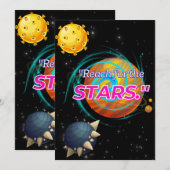 INVITATION ATTEIGNEZ LES ÉTOILES (Devant / Derrière)
