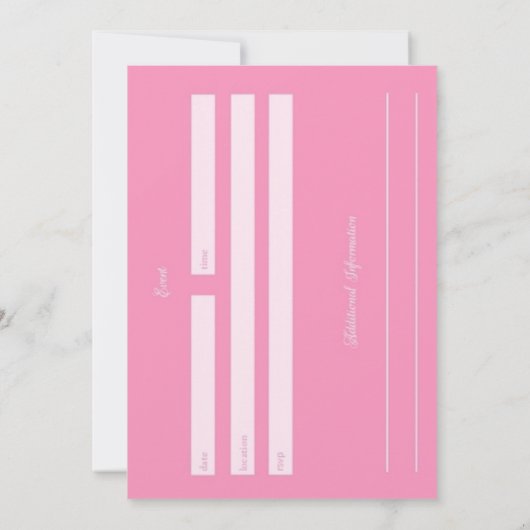 Invitation Atteindre City Skyline Bachelorette Party (Dos)