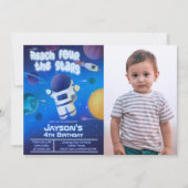 Invitation Atteindre les quatre étoiles - Espace extra-atmosp (Devant)