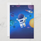 Invitation Atteindre quatre étoiles - Espace extra-atmosphéri (Dos)