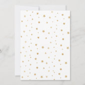 Invitation Atteindre Quatre The Stars Girl Space 4e anniversa (Dos)