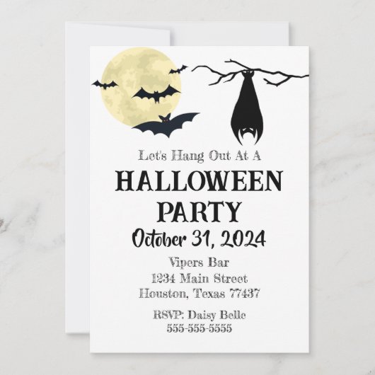 Invitation Attendons l'invitation (Devant)