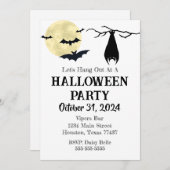 Invitation Attendons l'invitation (Devant / Derrière)