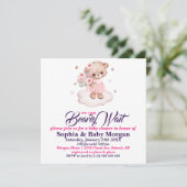 Invitation Attends, Baby shower (Debout devant)