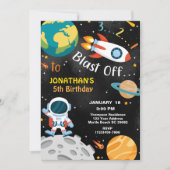 Invitation Attentat de l'espace extra-atmosphérique au large  (Devant)