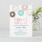 Invitation Attention si je fais de la Fête des mariées de Don (Debout devant)