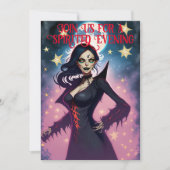 Invitation Attractive Femme Vampire Halloween Party (Devant)