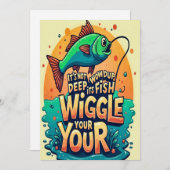 Invitation Attraper la joie dans chaque combat (Devant / Derrière)