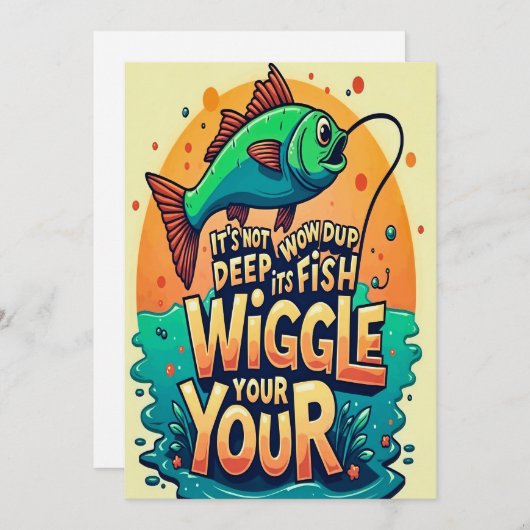 Invitation Attraper la joie dans chaque combat (Devant / Derrière)