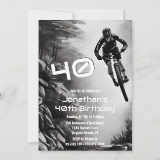 Invitation Attraper l'air - VTT Croquis 40e anniversaire