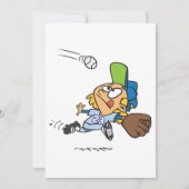 Invitation Attraper Un Baseball (Devant)