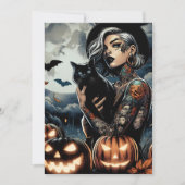 Invitation Attraper une chambre | Sorcière à thème Halloween  (Devant)