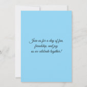 Invitation Attrapez la Date (Dos)
