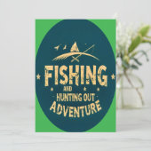 Invitation Attrapez l'aventure (Debout devant)