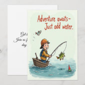 Invitation Attrapez l'aventure (Devant / Derrière)