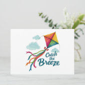 Invitation Attrapez Le Cerf-volant Breeze (Debout devant)