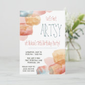 Invitation Attrapons Artsy ! Peinture aquarelle, Art Annivers (Debout devant)
