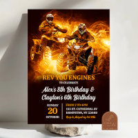 ATV Four Wheeler Off Road Twins Anniversaire
