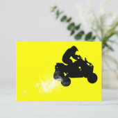 Invitation atv : piste de saleté (Debout devant)