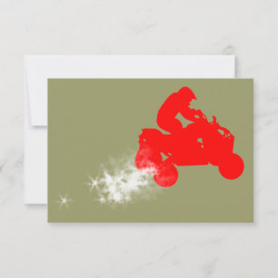 Invitation atv : piste de saleté