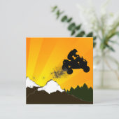 Invitation atv : piste de saleté (Debout devant)