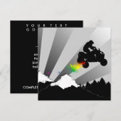 Invitation atv : traînée de poudre (Devant / Derrière)