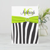Invitation au 16e anniversaire de Lime, Black, Whi (Debout devant)