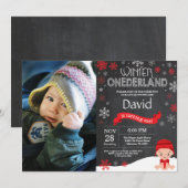 Invitation au 1er anniversaire de Winter Onederlan (Devant / Derrière)