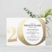 Invitation au 20e anniversaire d'entreprise (Debout devant)