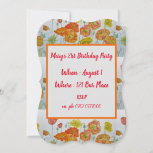 Invitation au 21e anniversaire de la florale des P