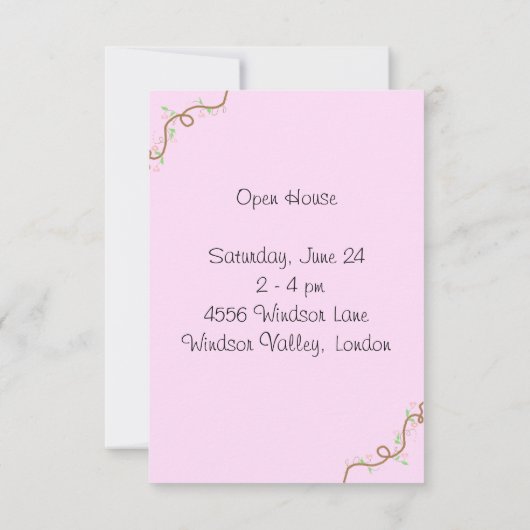 Invitation au 25e anniversaire de mariage (Dos)