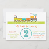 Invitation au 2e train pour garçons (Devant)