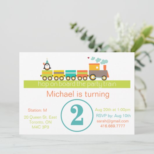 Invitation au 2e train pour garçons (Debout devant)