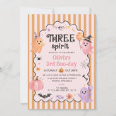 Invitation au 3e anniversaire de Three Spirit (Devant)