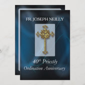 Invitation au 40e anniversaire de l'Ordination Per (Devant / Derrière)