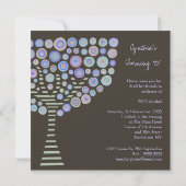 Invitation au 40e anniversaire du chocolat Mauve T (Dos)