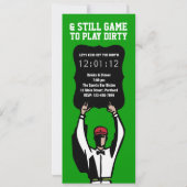 Invitation au 40e anniversaire du Football Party - (Dos)