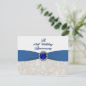 Invitation au 45e anniversaire de mariage en damas (Debout devant)