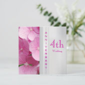 Invitation au 4e anniversaire de mariage (Debout devant)