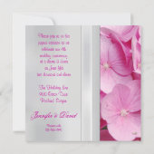 Invitation au 4ème anniversaire de mariage (Dos)