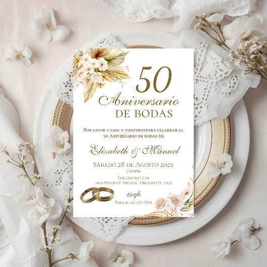 Invitation au 50e anniversaire