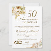 Invitation au 50e anniversaire (Devant)