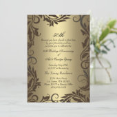 Invitation au 50e anniversaire de l'Mariage de Gol (Debout devant)