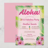 Invitation au 50e anniversaire de Luau (Devant / Derrière)