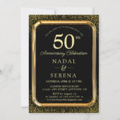 Invitation au 50e anniversaire de mariage (Devant)