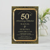 Invitation au 50e anniversaire de mariage (Debout devant)