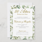 Invitation au 50e anniversaire de mariage (Devant)